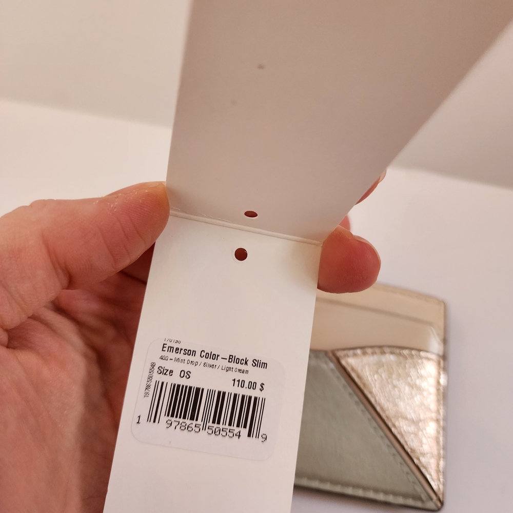Tory Burch Colorblock Card Holder - Picture 8 of 8